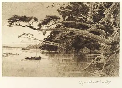 Wasp's Nest on the Aruwimi River, eau-forte pour In Darkest Africa de Henry Morton Stanley (1890).