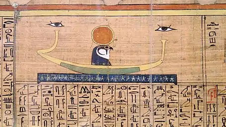 Livre des Morts de Youya, aristocrate du XIVe siècle, 18e dyn. Papyrus.Musée égyptien du Caire