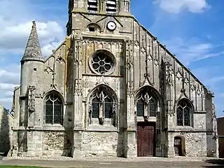 Détail de la façade ouest