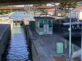 Écluse de la Porte de Paris.