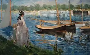 Les Rives de la Seine à Argenteuil, 1874Institut Courtauld (Londres).