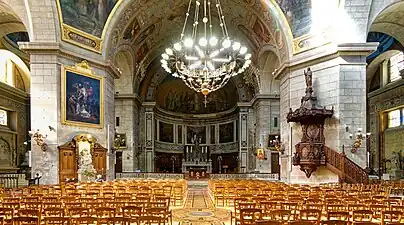 Intérieur de l'église.