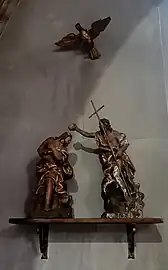 Statues représentant le baptême du Christ (XVIIIe siècle)