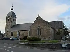 L'église Saint-Aubin...