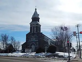 Intersection des rues Maskinongé et Dequoy à Saint-Gabriel.