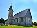 L’église Saint-Germain. Vue nord-ouest.