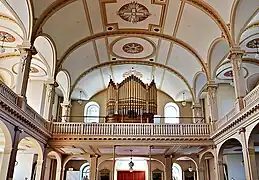 Tribune arrière et orgue Warren