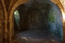 La troisième crypte.