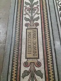 Mosaïque devant le chœur