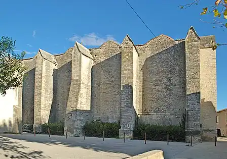 La façade septentrionale.