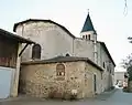 Église de Thurins côté abside.