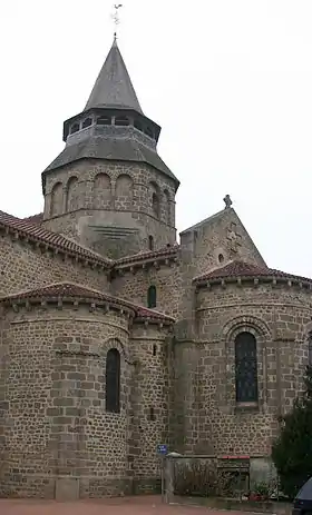 Chevet de l'église.