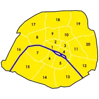 Candidat arrivé en tête au 2d tour par arrondissement. Emmanuel Macron