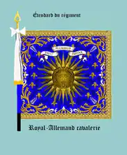 étendard du régiment Royal-Allemand cavalerie, avers