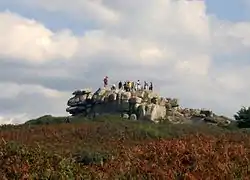 les vestiges du poste de garde-côte (Ti Gward)