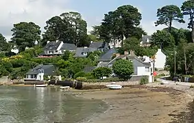 Île-aux-Moines du golfe du Morbihan en Bretagne