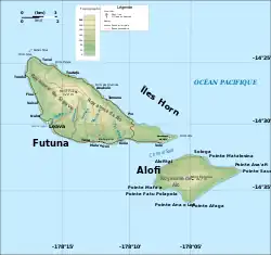 Alofi au sud et Futuna au nord.