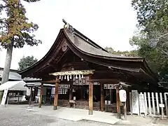 Ōagata Shrine Haiden, 2021