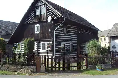 Ždírec : architecture traditionnelle.