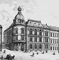 Hôtel de ville de Zizkov, 1891