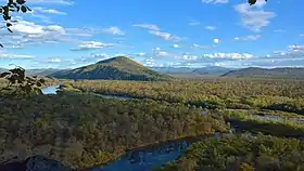 Vue du parc national de la Bikine