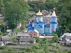 L'église de la Nativité classée.