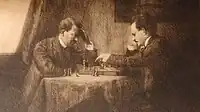 Emma Löwenstamm (ru), Jeu d'échecs : Lénine et Hitler-Vienne 1909 (ru).