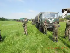En mai 2015 camion KamAZ et canon de 152 mm 2A65.
