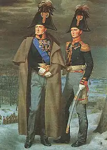 Fiodor Glinka et Mikhaïl Miloradovitch.
