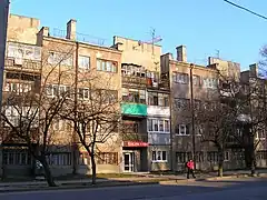 Immeubles Rayons rouges, classés.