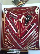 Collection d'armes blanches