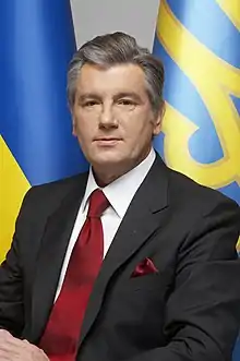 Portrait du Président Iouchtchenko