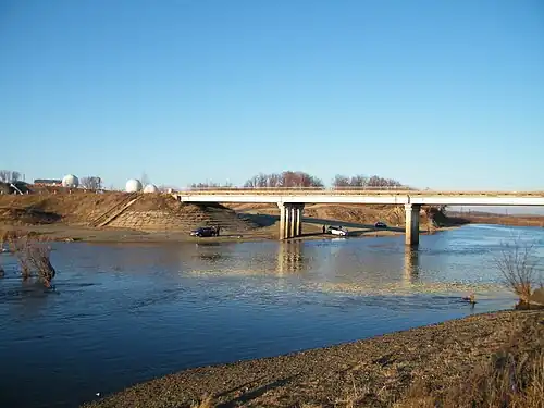 Le pont sur la rivière Obor en 2011.