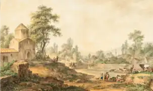 Ruines de bâtiment religieux à Staryï Krym.