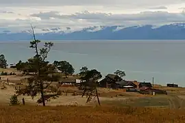 Vue depuis le nord d'Olkhon