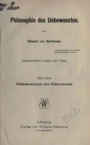 Image illustrative de l’article Philosophie de l'Inconscient