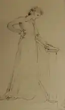 Nikolaï Iarochenko, Anna Tchertkova au balcon, 1890