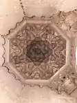 La coupole des muqarnas à l'intérieur du mihrab.