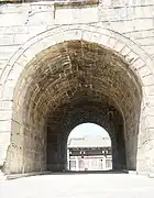 passage au centre du temple