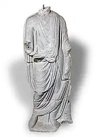 Togatus (Homme portant une toge) Marbre blanc