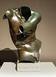 Le croisé, Bronze, Musée national d'Art de Catalogne