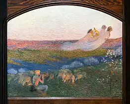 Berger et ses trois muses; 1890-1900