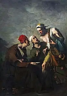 L'Huître et les plaideurs, 1868, Caen, musée des Beaux-Arts.