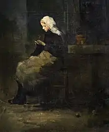 La Tricoteuse,  musée des Beaux-Arts de Marseille.