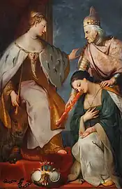 Le doge Morosini offre, la Morée reconquise, à Venise.- Museo Correr