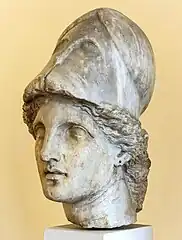 Tête d'Athéna - IVe siècle après J.-C.