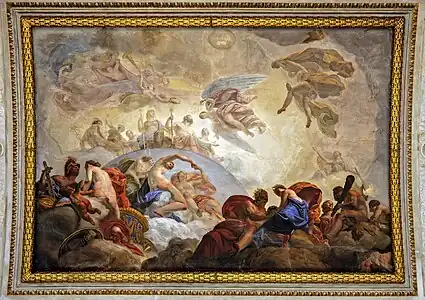 Plafond de la Salle de bal du Palais royale (Musée Correr Venise)