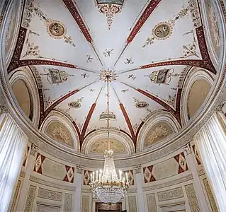 Le plafond de la salla a manger du Palais royale  (Musée Correr Venise)