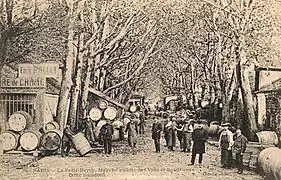 Le petit Bercy, marché public des vins et spiritueux.