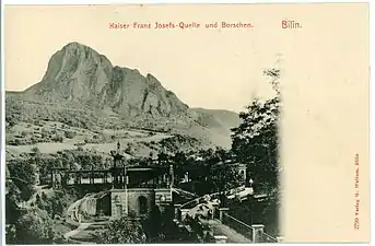 La source et la montagne, vers 1903.